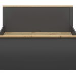 Voodi 160x200 HESEN-graphite/artisan oak