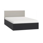 Voodi 160*200cm Simple-Must-Hall-Ei soovi jalgu