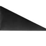 Seinapaneel kolmnurk 30x15 must