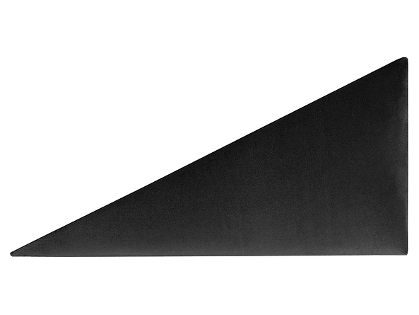 paneel004 Seinapaneel kolmnurk 30x15 must - Pilt 1
