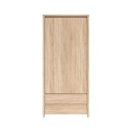 Riidekapp Kaspian SZF2D2S-BI/DSO-Sonoma tamm