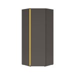 Nurgakapp SZFN1D/C Graphic-Wolfram hall/ kollane