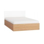 Voodi 160*200cm Simple-Tamm-Valge-Ei soovi jalgu