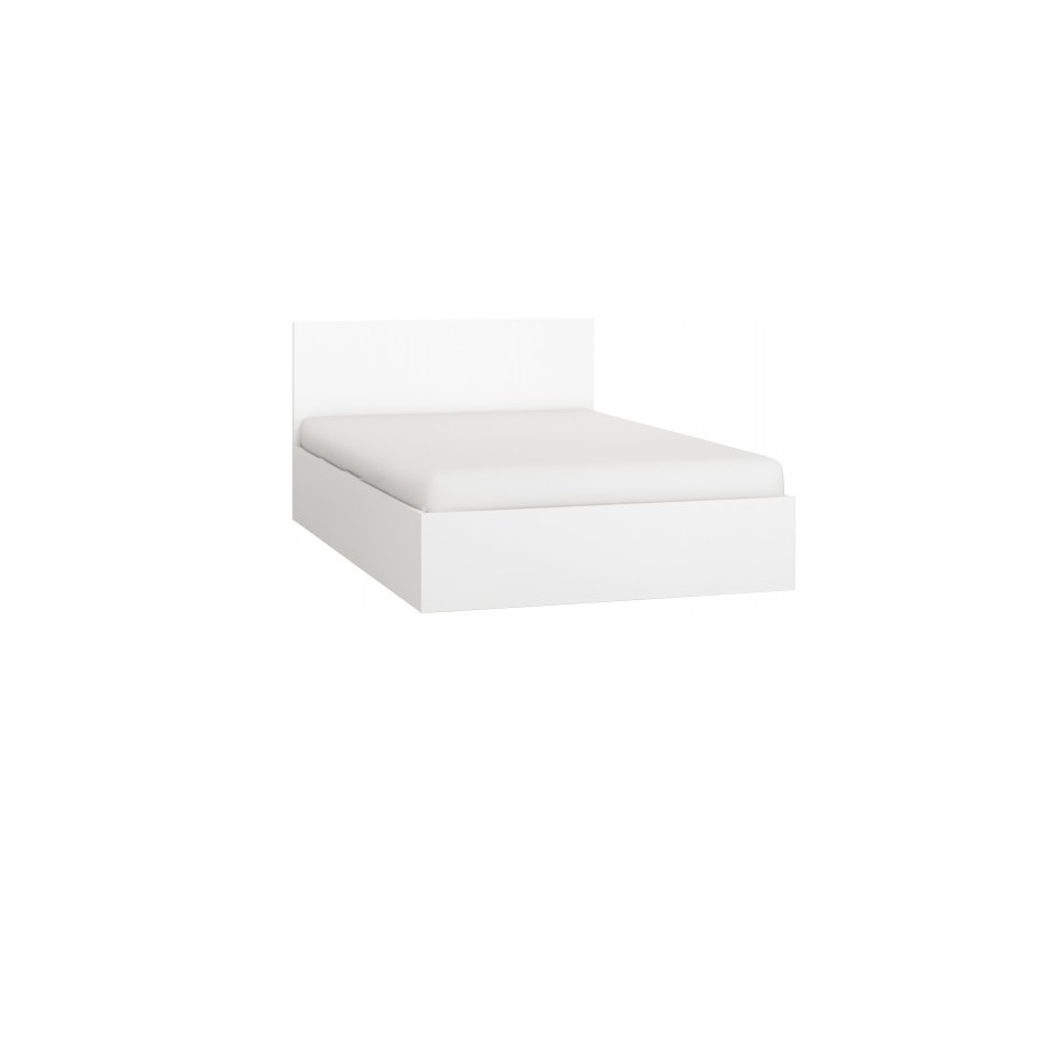 va_2 Voodi 140*200cm Simple-Valge-Valge-Ei soovi jalgu - Pilt 1
